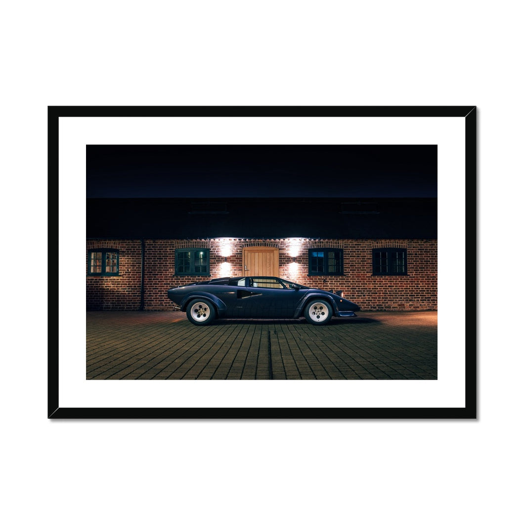 Countach Framed & Mounted Print