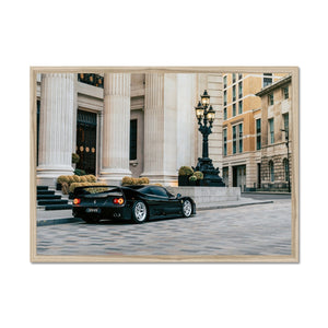 F50 Nero Framed Print