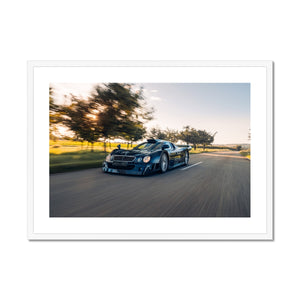 CLK GTR - Blue Framed & Mounted Print