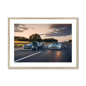 CLK GTR Duo Framed & Mounted Print