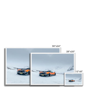 Cinque Snow Framed Print