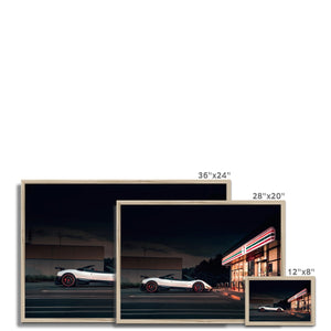 Zonda Cinque Roadster (Side View) Framed Print